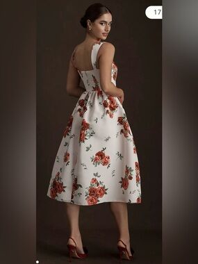 Sachin & Babi Blaine Square-Neck Midi Dress